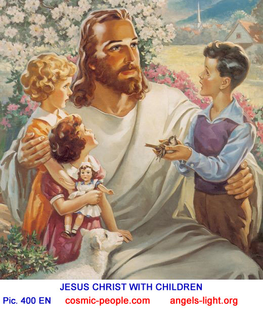  JESUS CHRIST WITH CHILDREN 